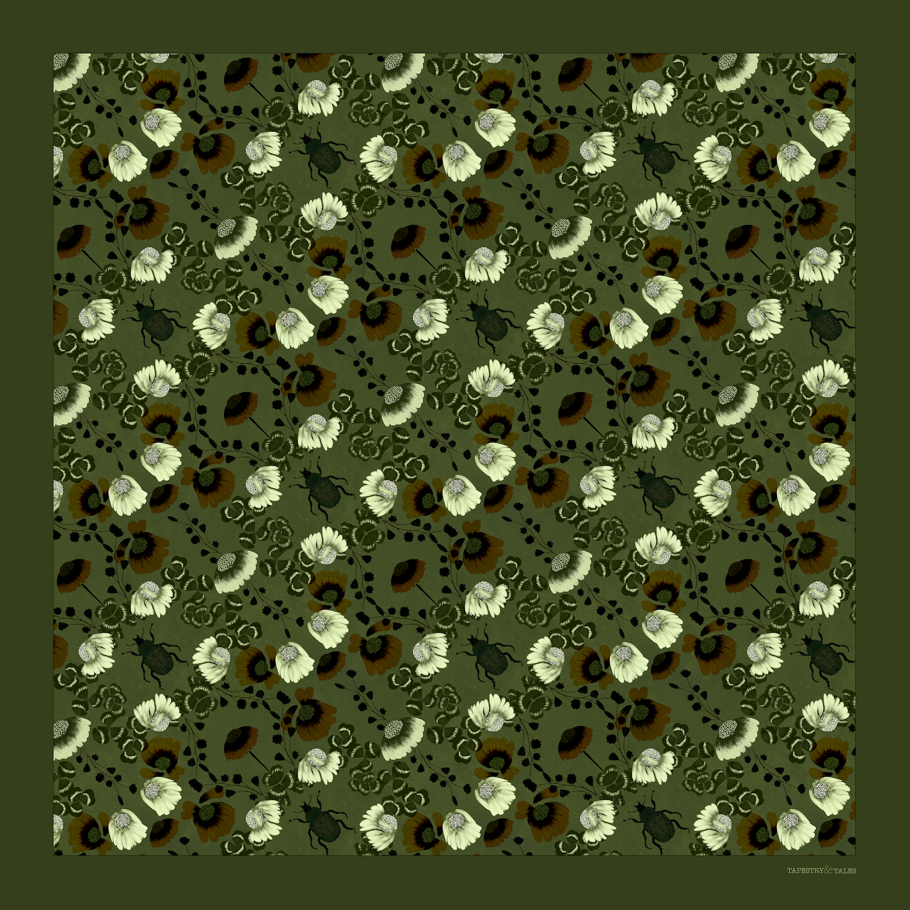 Beetle Garden | 65X65CM