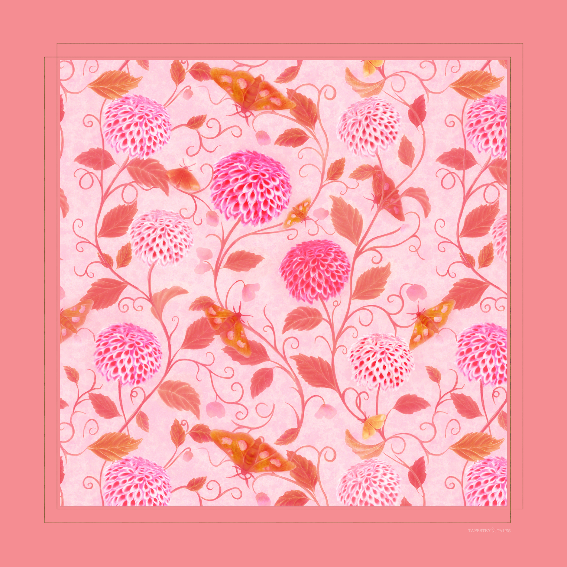 Morning Dahlia | 65X65CM